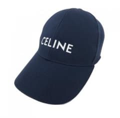 CELINE ネイビーキャップ Lサイズ ショッピングバッグ付属 - メルカリ
