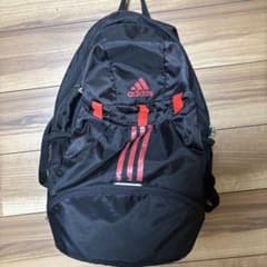 adidas サッカーボールバッグ リュック ブラック レッドのサムネイル