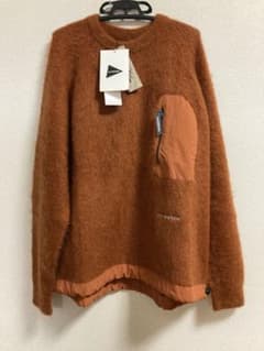 新品　and wanderアンドワンダー　mohair wool sweater