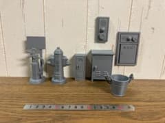 消防シリーズ_3Dプリント グレー フィギュア（テスト出力品）のサムネイル