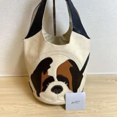 【希少】Kitamura キタムラ レザー バッグ セントバーナード 犬　本革 希少】Kitamura キタムラ レザー バッグ セントバーナード 犬 本革