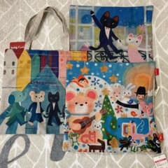 台湾絵本作家　トートバッグ　クッションカバー2枚のサムネイル