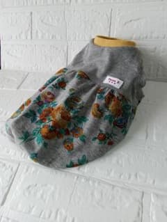 犬服ふんわりバルーン　タンクトップ　お揃いコーデ 子供服ありハンドメイド　　Mのサムネイル