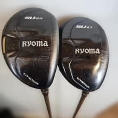 リョーマ RYOMA 黒　ユーティリティ2本セット　4U24度、5U27度 リョーマ RYOMA 黒 ユーティリティ2本セット 4U24度、5U27度 - メルカリ