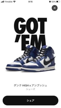 AMBUSH NIKE DUNK HI 27.5 ナイキ ダンク アンブッシュのサムネイル