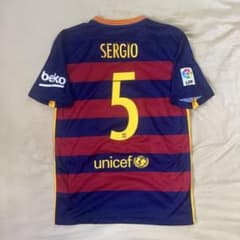 正規品 バルセロナ 2015/16 ホームユニフォーム ブスケツ #5 正規品 バルセロナ 2015/16 ホームユニフォーム ブスケツ #5 - メルカリ