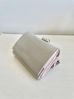 TED BAKER バイカラー三つ折り財布　グレー×ピンクのサムネイル