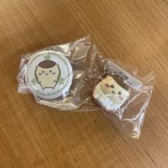 ちいかわ くら寿司 缶バッジ フィギュア くりまんじゅう セットのサムネイル