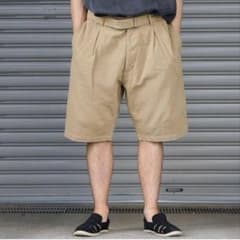 comoli コットンツイル ベルテッドショーツ 2 comoli コットンツイル ベルテッドショーツ 2 - メルカリ