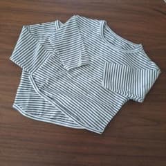 ボーダー　ベビー服　2枚組のサムネイル