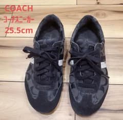 COACH コーチ シグネチャー スニーカー ブラック 25.5cmのサムネイル