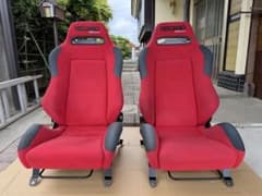 美品 レカロ SR-3 ミレニアム 2脚 レッド 限定500脚 引き取り歓迎のサムネイル