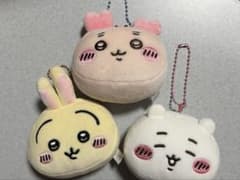【美品】ちいかわ　もちもちフェイスマスコット　うさぎ　カニちゃん　古本屋のサムネイル