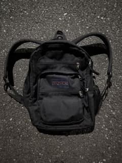 00s JANSPORT ジャンスポーツ 黒 リュック - メルカリ