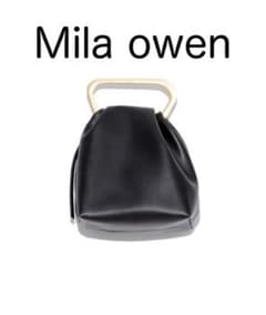 Mila owen ミラーオーウェン／メタルギャザーハンドルバッグのサムネイル