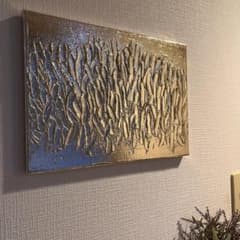 No.114 テクスチャーアート　抽象画　インテリアパネル　アートパネルのサムネイル
