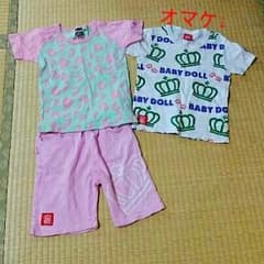 オマケ付！ベビードール　Tシャツ パンツ セットのサムネイル