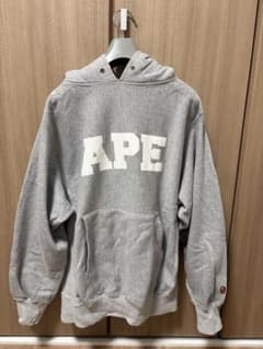 A BATHING APE グレー パーカー フーディー 初期 希少 レア - メルカリ