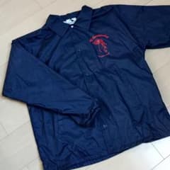 4Q conditioning コーチジャケット　紺のサムネイル