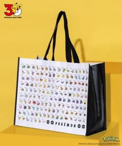 【新品未使用】3coins ショッピングバッグ／ポケモン30周年のサムネイル