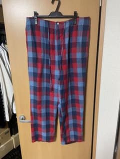 magliano マリアーノ　ワイドパンツ　チェック　スラックス　レイヤード magliano マリアーノ ワイドパンツ チェック スラックス レイヤード