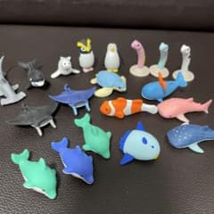 動物消しゴム 海の生き物 おもしろ消しゴム パズル消しゴムのサムネイル