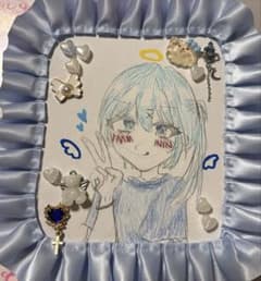 水色系 イラスト オリジナル 手描き アナログのサムネイル