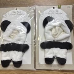 スリコ　パンダ 着せ替え服　※2こセット※ フリース素材のサムネイル