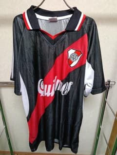 リーベルプレート ノーブランド・ゲームシャツ ブラック キルメス フリーサイズ リーベルプレート ノーブランド・ゲームシャツ ブラック キルメス