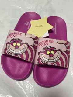 新品　Mサイズ　不思議の国のアリス　チェシャネコ　スリッパ　サンダルのサムネイル