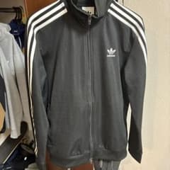 adidas トラックジャケット ブラック Lサイズのサムネイル