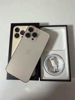 9*ん様 Apple iPhone 13 Pro ゴールド 本体と充電ケーブル | Mercari
