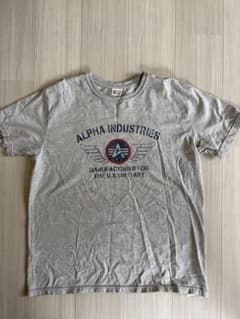 ALPHA エアフォース Tシャツ プリント グレー アルファ XLのサムネイル