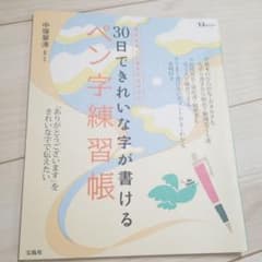 30日できれいな字が書けるペン字練習帳のサムネイル