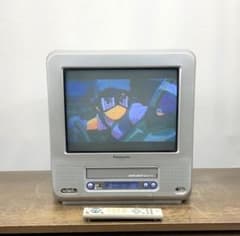 【稀少/動作確認済】パナソニック テレビデオ TH-15VFA3 純正リモコン付 稀少/動作確認済】パナソニック テレビデオ TH-15VFA3 純正リモコン付