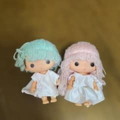 【昭和レトロ】サンリオ　リトルツインスターズ　キキララ　ソフビ　人形　ドール ジェイアール名古屋タカシマヤで期間限定で行われている、リトルツイン