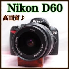 安心の返品保証あり❤️Nikon D60❤️手ぶれ補正付き✨デジタル一眼レフ カメラ Nikon D60☆すぐに使える☆一眼レフカメラ☆手振れ補正付☆シングル