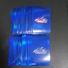 遊戯王 5D'S スリーブ(メタリックブルー) 100枚セット - メルカリ