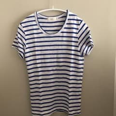 くろくま様専用❗️RINENの麻のボーダーTシャツのサムネイル