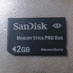 SunDiskメモリースティック2GBのサムネイル
