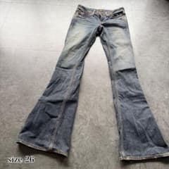 fade flare denim Y2K 00s archive 平成 ギャル - メルカリ
