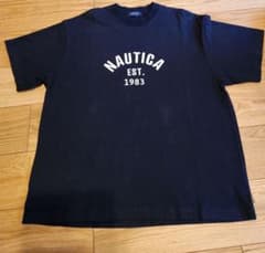 NAUTICA Tシャツ ネイビー EST 1983 ロゴ刺繍のサムネイル