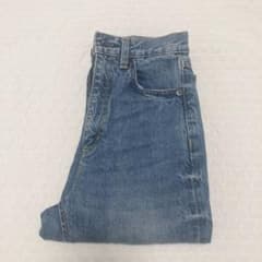 GU ハイウエストストレートジーンズ XSのサムネイル