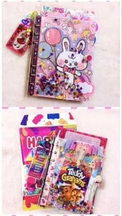 おすそ分けファイル☆バインダータイプ おすそ分けファイル バインダータイプお出かけセット ペン・筆記用具