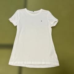 TOMMY HILFIGER ロゴ刺繍 Tシャツ ホワイト Mのサムネイル