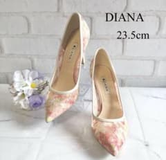 DIANA フラワープリント ハイヒール 23.5cmのサムネイル