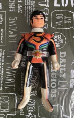 旧バンダイ 仮面ライダーストロンガー スタンダードソフビ 面取れ 特撮