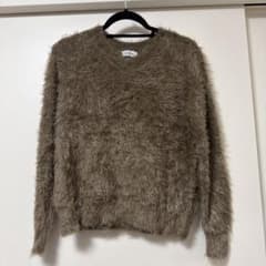 LEPSIM シャギーニット 長袖 ブラウンのサムネイル