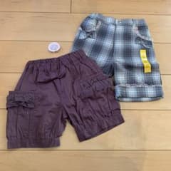 マザーウェイズ　ショートパンツ　女の子　120 新品2枚セットのサムネイル