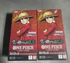 ワンピースカード受け継がれる意志2BOX テープ付き新品未開封 - メルカリ